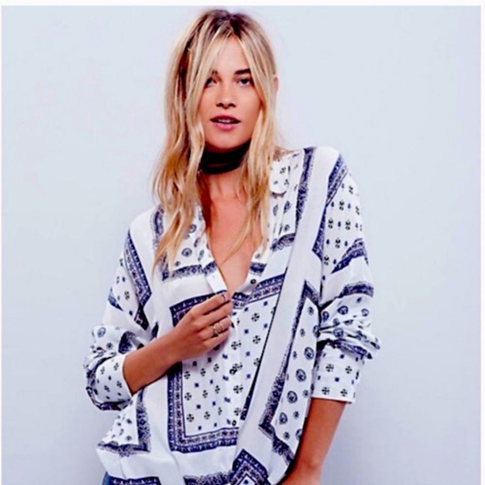 Free People Little Secret Blouse size XS